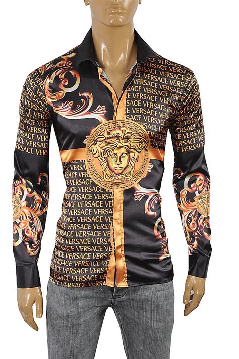 versace couture mens shirt